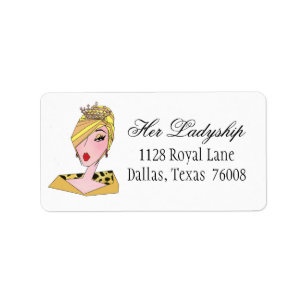 "Her Ladyship" Address Labels