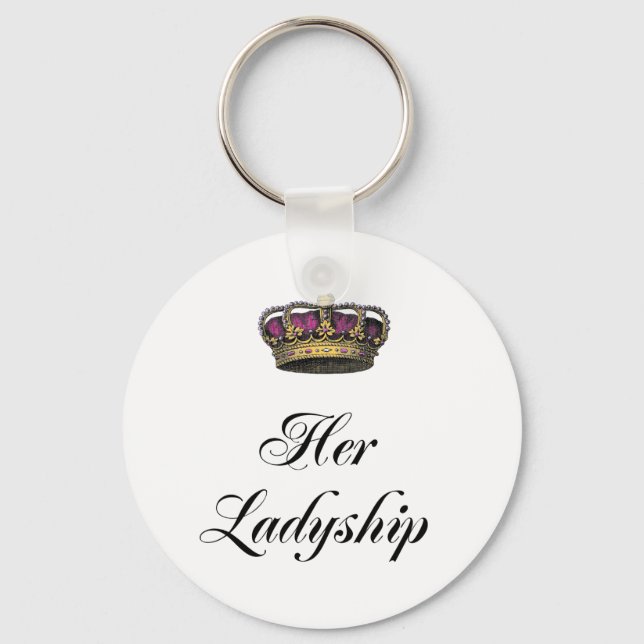 Her Ladyship Key Ring (Front)