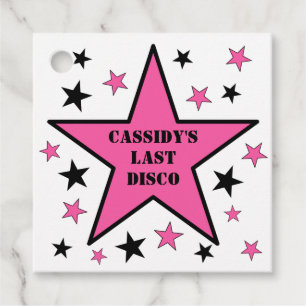 Her Last Disco Cowgirl Bachelorette Party Favour Tags