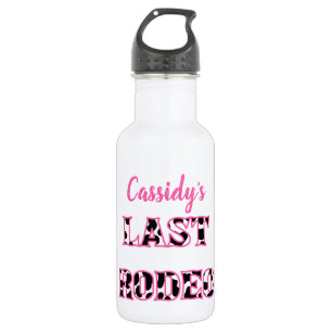 Her Last Rodeo Disco Cowgirl Bachelorette Party 532 Ml Water Bottle