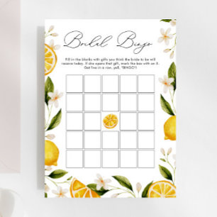 Her Main Squeeze Bridal Bingo Game