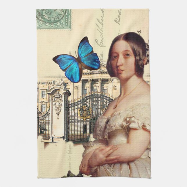 Her Majesty, Queen Victoria Tea Towel (Vertical)