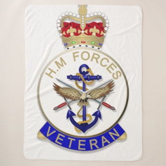 HER MAJESTYS FORCES VETERAN SHERPA BLANKET