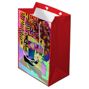 Her Mind Is On Money Novelty Medium Gift Bag