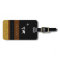 Her Modern Classy Travel Luggage Tag with stripes