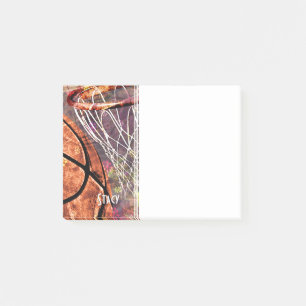 Her name girls basketball post-it notes