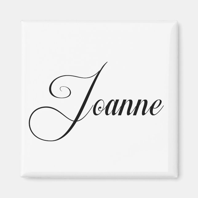 Her Name Is Joanne Calligraphy Magnet (Front)
