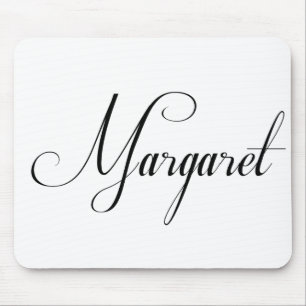 Her Name Is Margaret Calligraphy Mouse Mat