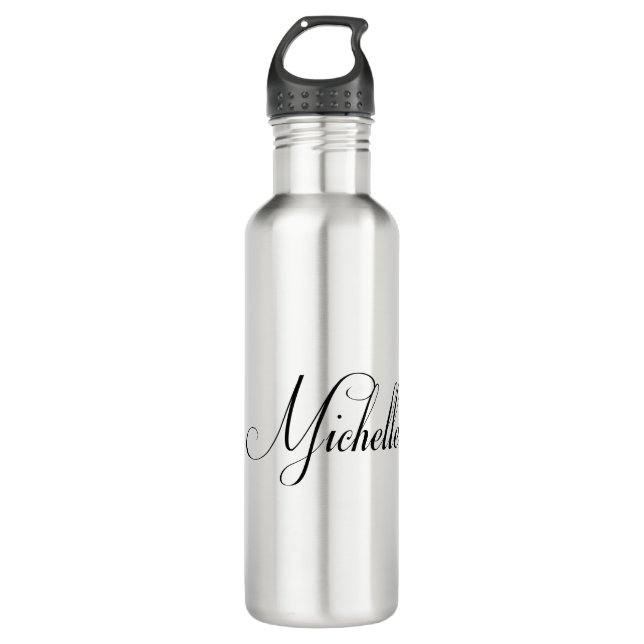 Her Name is Michelle Calligraphy 710 Ml Water Bottle (Front)