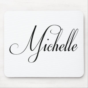 Her Name is Michelle Calligraphy Mouse Mat