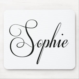 Her Name Is Sophie Calligraphy Mouse Mat
