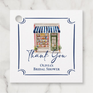 Her New Chapter Begins Book themed Bridal Shower Favour Tags