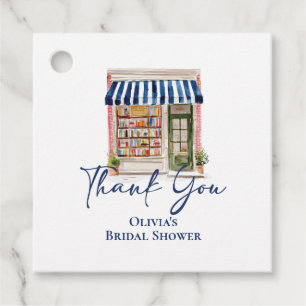 Her New Chapter Begins Book themed Bridal Shower Favour Tags