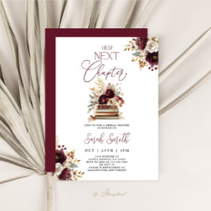 Her New Chapter Fall Bridal Shower Invitation
