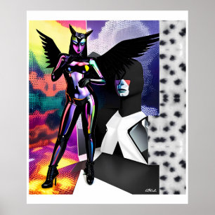 Her New Memphis Design Party Poster