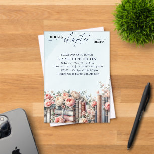 Her Next Chapter Begins, Storybook Bridal Shower  Acrylic Invitations