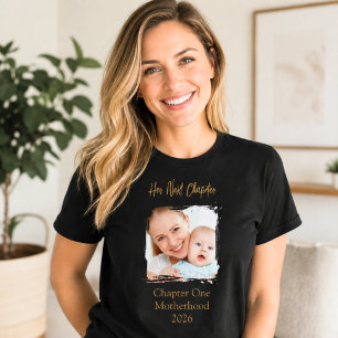Her Next Chapter Mother Mum Photo T-Shirt