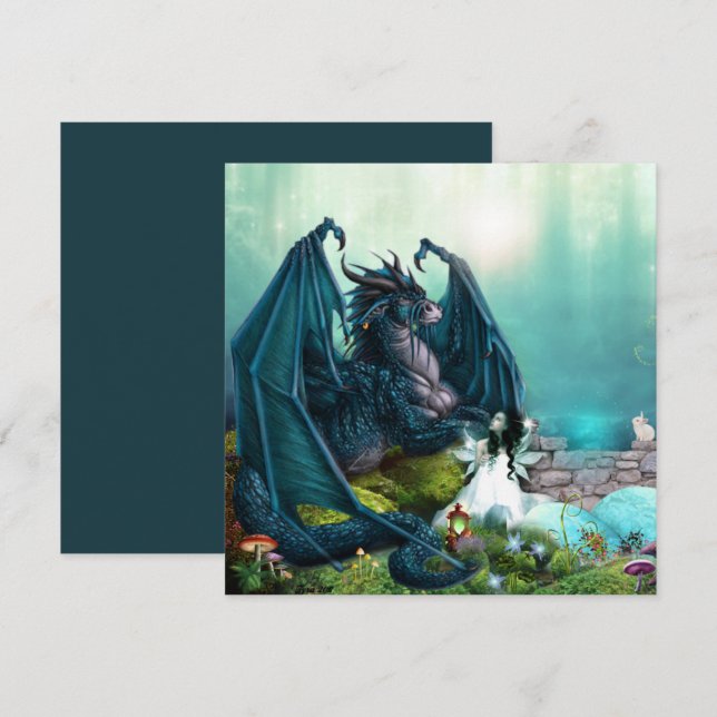 Her Pet Fantasy Dragon and Fairy (Front/Back)