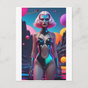 Her Planet or Yours Postcard
