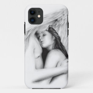 Her Protector Angel Couple Love Soulmates iPhone 11 Case