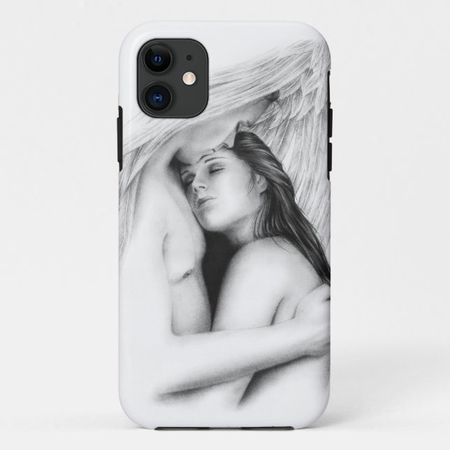 Her Protector Angel Couple Love Soulmates Case-Mate iPhone Case (Back)