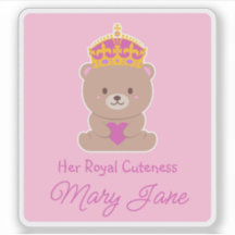 Her Royal Cuteness | Funny Cute Personalised Baby