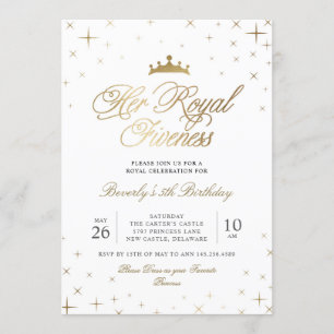 Her Royal Fiveness Invitation