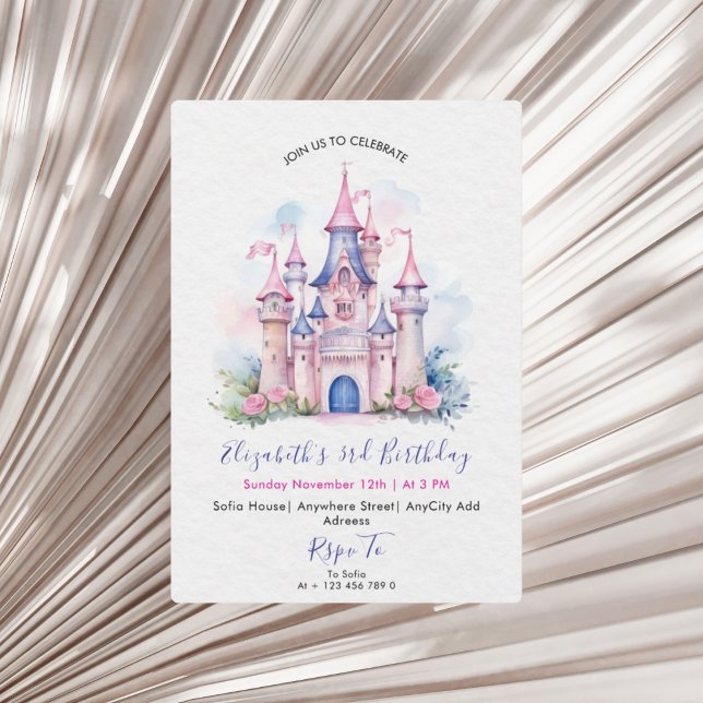 Her Royal Highness Princess Birthday Party Invite (Creator Uploaded)