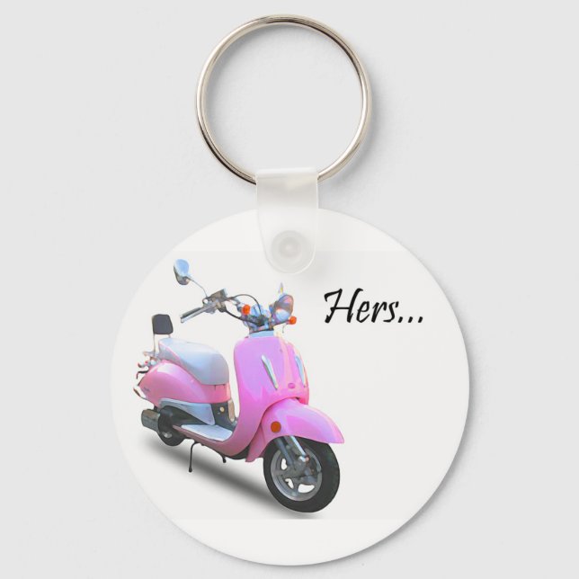 Her Scooter Key Ring (Front)