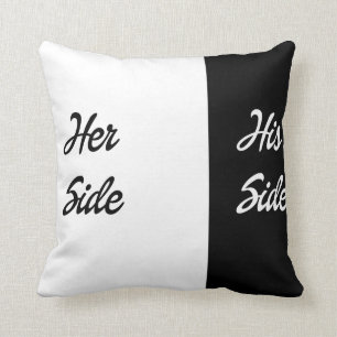 Her Side: His Side Cushion