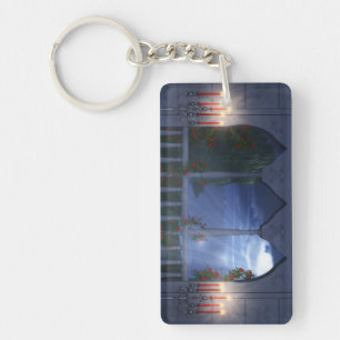 Her Silver Mantle Acrylic Keychain