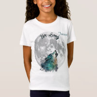 "Her Song" Wolf and Moon Girl's Custom