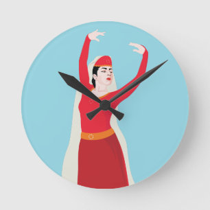 Her Spirit Is as Strong as the Land She Comes From Round Clock