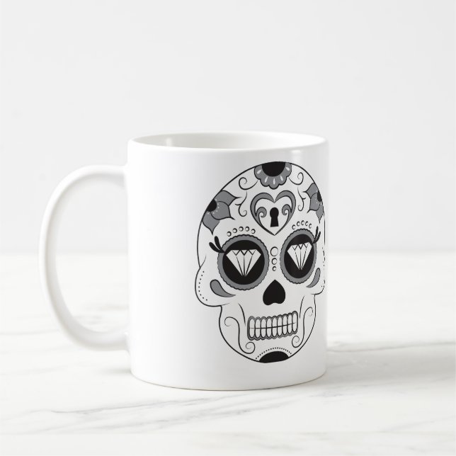 'Her' Sugar Skull Mug (Left)
