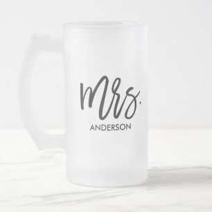 Her Very Own Personalised Frosted Glass Beer Mug