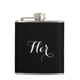 Her Wedding Hip Flask