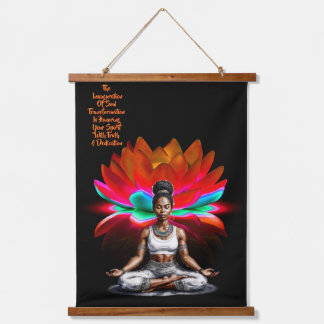 Her Wisdom Cultivation Wood Topped Wall Tapestry
