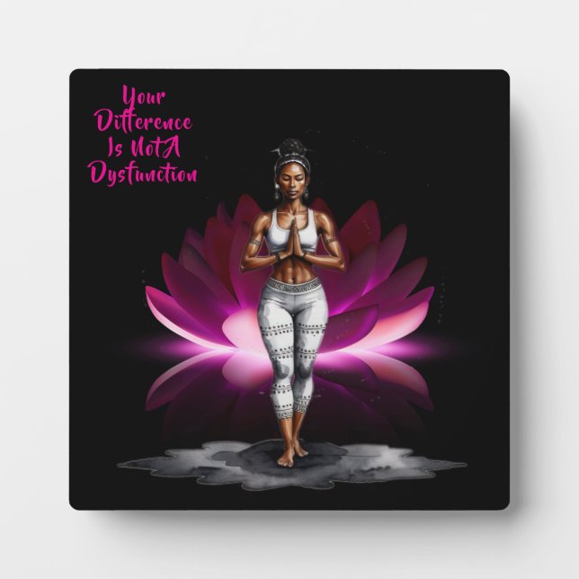 Her Wisdom Difference Tabletop Plaque with Easel (Front)