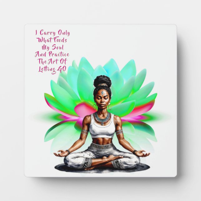 Her Wisdom Feed Soul Tabletop Plaque with Easel (Front)