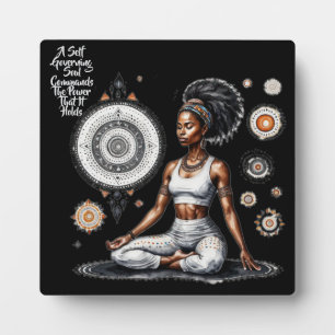Her Wisdom Self Govern Tabletop Plaque with Easel