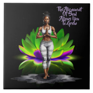 Her Wisdom Soul Alignment Ceramic Tile
