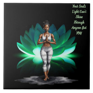 Her Wisdom Soul Light Ceramic Tile