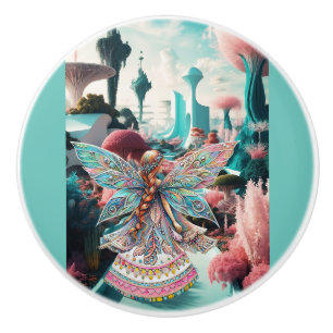 Her World Of Magical Wonder Ceramic Knob