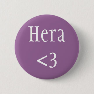 Hera <3 Greek Goddess 6 Cm Round Badge