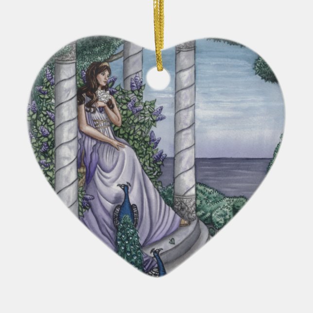 Hera Ceramic Tree Decoration (Front)