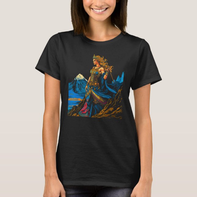 Hera Greek Mythology Goddess T-Shirt (Front)