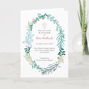 Hera Greek Orthodox Church Baptism Program Programme