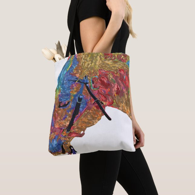 Hera the Horse Tote Bag (Close Up)