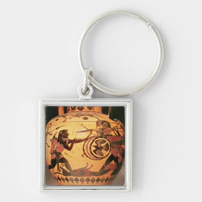 Heracles fighting Geryon Key Ring (Front)