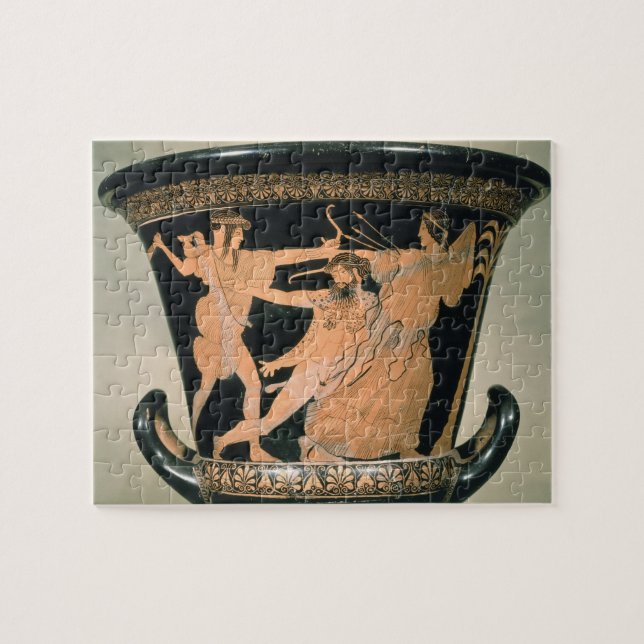 Herakles Struggling, detail from an Attic red-figu Jigsaw Puzzle (Horizontal)